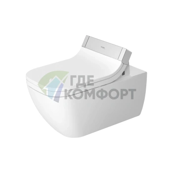 Умный унитаз Duravit Happy D.2 SensoWash с функцией биде и гигиеническим покрытием HygieneGlaze (2550592000) - фото 1