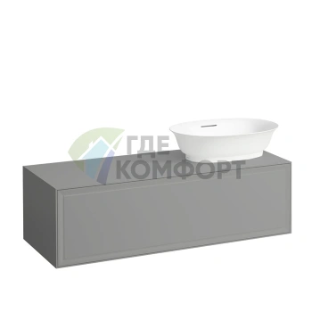 База под раковину Laufen New Classic, 1180 мм, серый, 1 ящик (4.0608.2.085.627.1) - фото 1