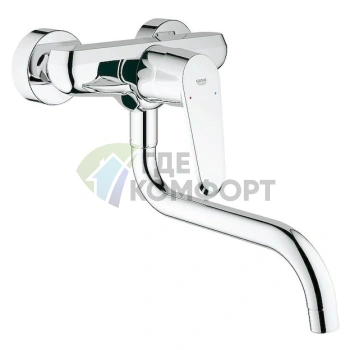 Стильный смеситель Grohe Eurodisc Cosmopolitan 33772002 для кухни