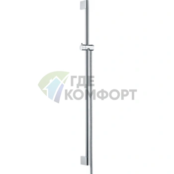 Душевая штанга HG Unica Crometta 90 см со шлангом, хром (27614000) - фото 1