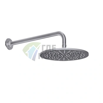 GESSI INCISO: Настенная шарнирная душевая головка 300 мм, цвет Finox (58248#149) - фото 1