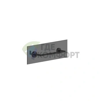 Полотенцедержатель Gessi Tondo для крепления на стекло, 30 см, цвет Black XL (63724#299) - фото 1