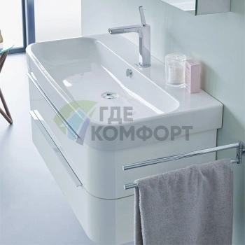 Тумба под раковину DURAVIT Happy D.2 80 см, цвет Белый глянец (H2636502222) - фото 1