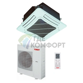 Кондиционер кассетный Tosot T42H-LC2/I/TC04P-LC/T42H-LU2/O on/off - фото 1