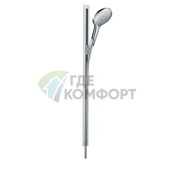 Душевой набор HG Raindance Select S с функциями RainAir, CaresseAir и EcoSmart (хром) (26626000) - фото 1