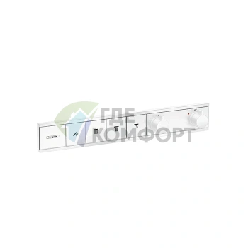 Термостат для душа Hansgrohe RainSelect с 4 источниками, белый матовый (15382700) - фото 1