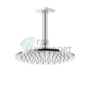 Потолочная душевая головка GESSI Rilievo со шарниром (регулируемая длина, хром) (59150#031) - фото 1