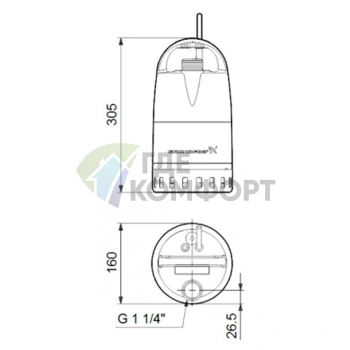 Дренажный насос Grundfos Unilift CC 7 A1 - фото 4