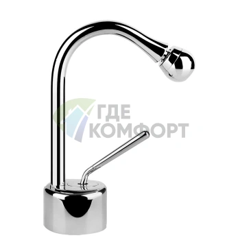 Смеситель для биде Gessi Goccia, 1 отверстие (уточните угол поворота носика), хром (33807#031) - фото 1
