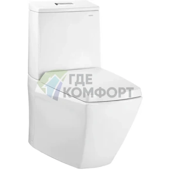 Унитаз-компакт TOTO Jewelhex CW680PB с бачком и сиденьем - фото 1