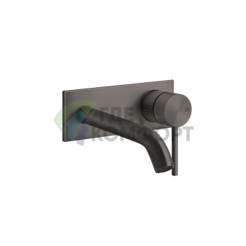 GESSI Встраиваемый смеситель для раковины Brushed Black Metal PVD: Стиль и долговечность 316 нержавеющей стали (54288#707) - фото 1