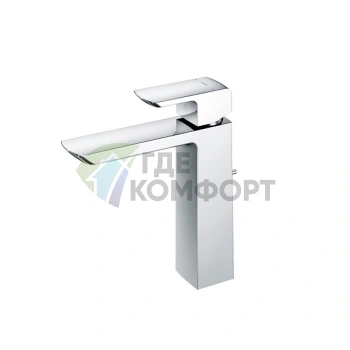 Смеситель TOTO SG/Jewelhex для накладной раковины с донным клапаном Comfort Glide — Хром (TLG02304R) - фото 1