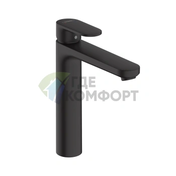 Смеситель для раковины Hansgrohe Vernis Blend матовый черный (71552670) - фото 1