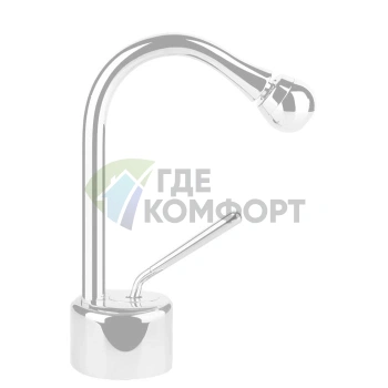 Смеситель для биде Gessi Goccia белый, с выбором угла поворота носика (33807#279) - фото 1