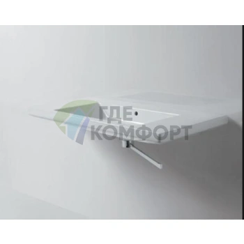 Раковина AZZURRA THIN 110x50 см подвесная с 1 отв под смесительитель цвет белый - фото 1