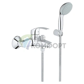 Смеситель Grohe Eurosmart New 33302002: стильный дизайн и удобство для вашей ванны с душем