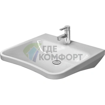 Медицинская раковина Duravit DuraStyle без перелива, 650x570 мм, белый (2330650000) - фото 1