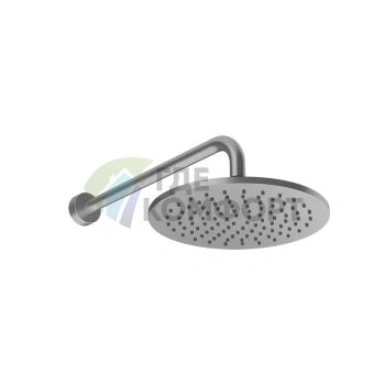 GESSI Origini Настенный верхний душ с кронштейном и защитой от известкового налета в цвете хром (66148#031) - фото 1
