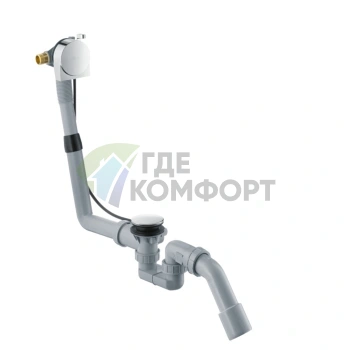 Излив для ванны Hansgrohe Exafill S с системой перелива — хром (58113000) - фото 1