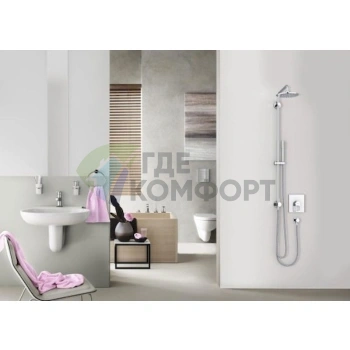 Стильный и функциональный смеситель Grohe Quadra 19455000 для душа - фото 4