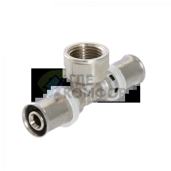 Тройник пресс с внутренней резьбой 32х3/4х32 Valtec - фото 4