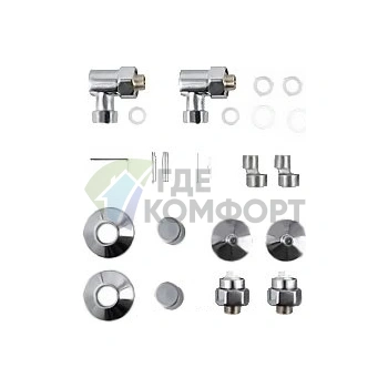 Полотенцесушитель Ника ЛП/ВП Лесенка Прямая Стандарт 50x40 водяной - фото 3