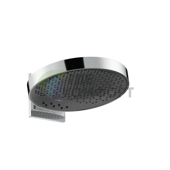 Верхний душ Hansgrohe Rainfinity 360 мм: 3 вида струи в стильном исполнении графит/хром (26234000) - фото 1