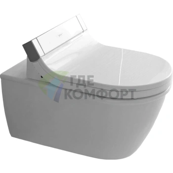 Подвесной унитаз Duravit Darling New с функцией биде SensoWash (2544590000) - фото 2