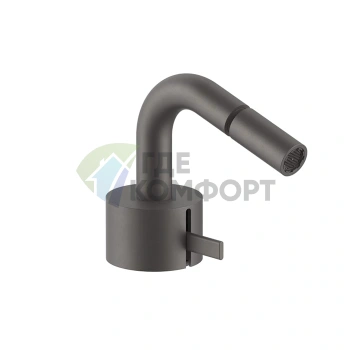 Смеситель для биде Fantini AF/21, 1 отверстие, излив 130 мм, цвет Matt Gun Metal PVD (27 P5 A508WF) - фото 1