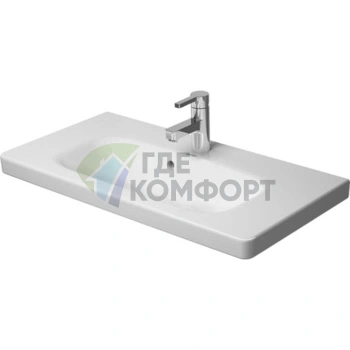 Раковина Duravit DuraStyle для мебели компактная с переливом, 785x400 мм, белая (2337780000) - фото 1