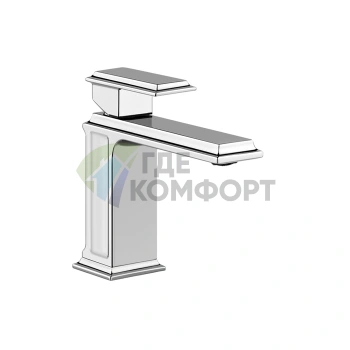 Смеситель для раковины Gessi Eleganza однорычажный, без донного клапана, хром (46002#031) - фото 1