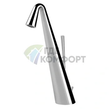 Высокий смеситель для раковины Gessi Cono с донным клапаном и подключением 3/8, хром (45004#031) - фото 1