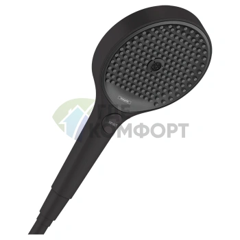Ручной душ Rainfinity 130 мм: 3 струи, матовый черный (26865670) - фото 1