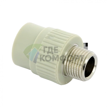 Переходник PPR с наружной резьбой 20x3/4 FV-Plast - фото 1