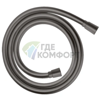 Душевой шланг HG Isiflex 1,25 м, шлифованный черный хром (28272340) - фото 1