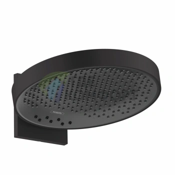 Верхний душ Hansgrohe Rainfinity 360 мм: 3 струи, черный мат, настенный монтаж (26234670) - фото 1