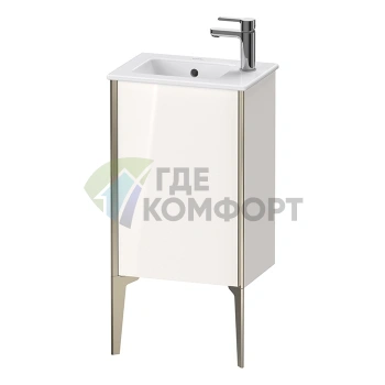 Подвесная тумба Duravit XViu 594x410x290 мм, белый глянцевый/champagne matt (XV4480RB122) - фото 1