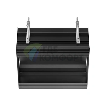 Линейный профиль GESSI BINARIO 460 мм, Black XL, без подготовки под модули (61013#299) - фото 1