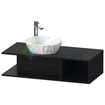 Стильная подвесная тумба Duravit D-Neo: элегантность Black Oak и компактность (DE491901616) - фото 1