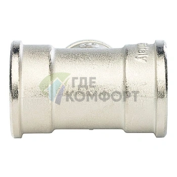 Stout Тройник ВВ переходной никелированный 1X1/2X1 - фото 3