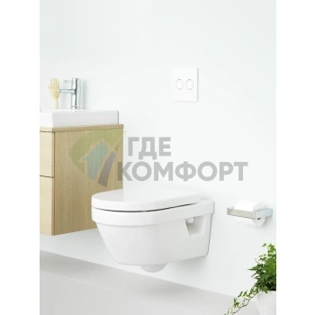 Подвесной унитаз Gustavsberg Hygienic Flush безободковый WWC 5G84HR01 - фото 2