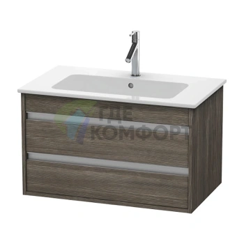 База под раковину Duravit Ketho для ME by Starck, 2 выдвижных ящика, 480x800x475 мм, цвет коричневая сосна (KT642905151) - фото 1