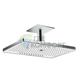 Верхний душ HG Rainmaker Select 460 с потолочным креплением и 3 режимами струи (24006400) - фото 1