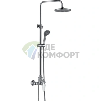 Душевая стойка Rush ST4235-10 с термостатом и верхним душем - фото 1