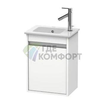 База под раковину Duravit Ketho 550x400x285, 1 дверка, белый матовый (KT6417L1818) - фото 1