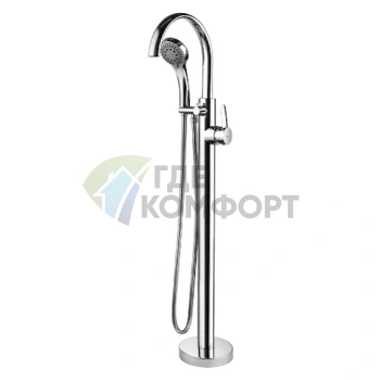 Смеситель для ванны с душем Lemark Atlantiss LM3244C: двухрежимный комфорт