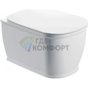 Подвесной унитаз BelBagno Prado BB10150CH: безободковая конструкция для безупречной чистоты