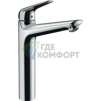 Смеситель для раковины Hansgrohe Novus без донного клапана, хром (71124000) - фото 1