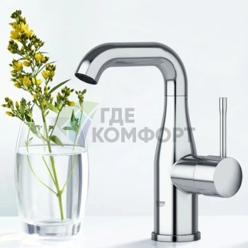 Стильный и эргономичный смеситель Grohe Essence New для вашей раковины - фото 2