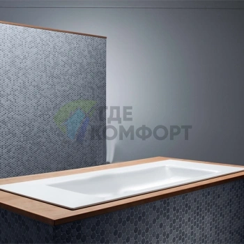 Раковина BETTEAqua встраиваемая 140x49.5x9 см белая без отверстия под смеситель (A046-000) - фото 1